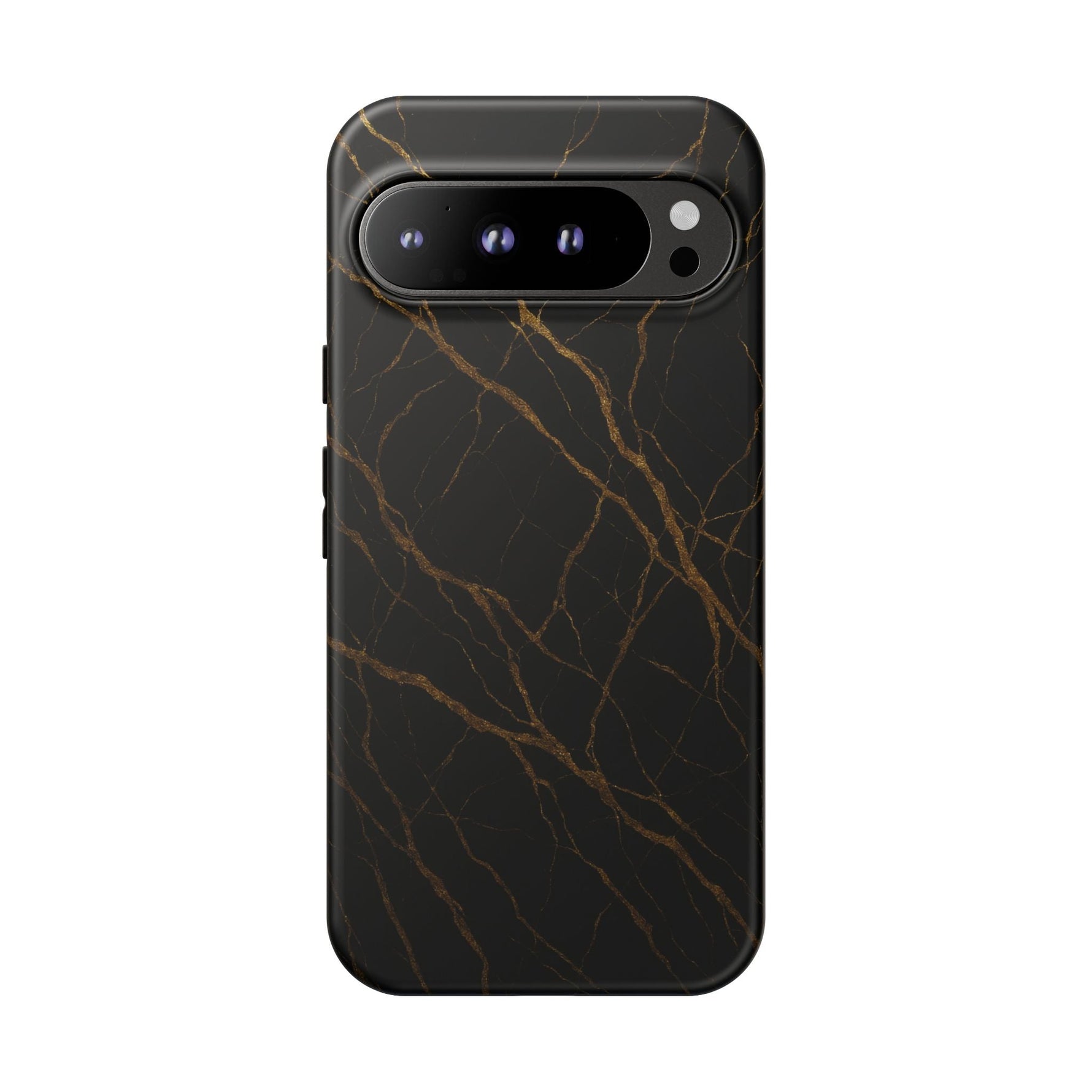 Black Marble Tough iPhone Case  Shamo's