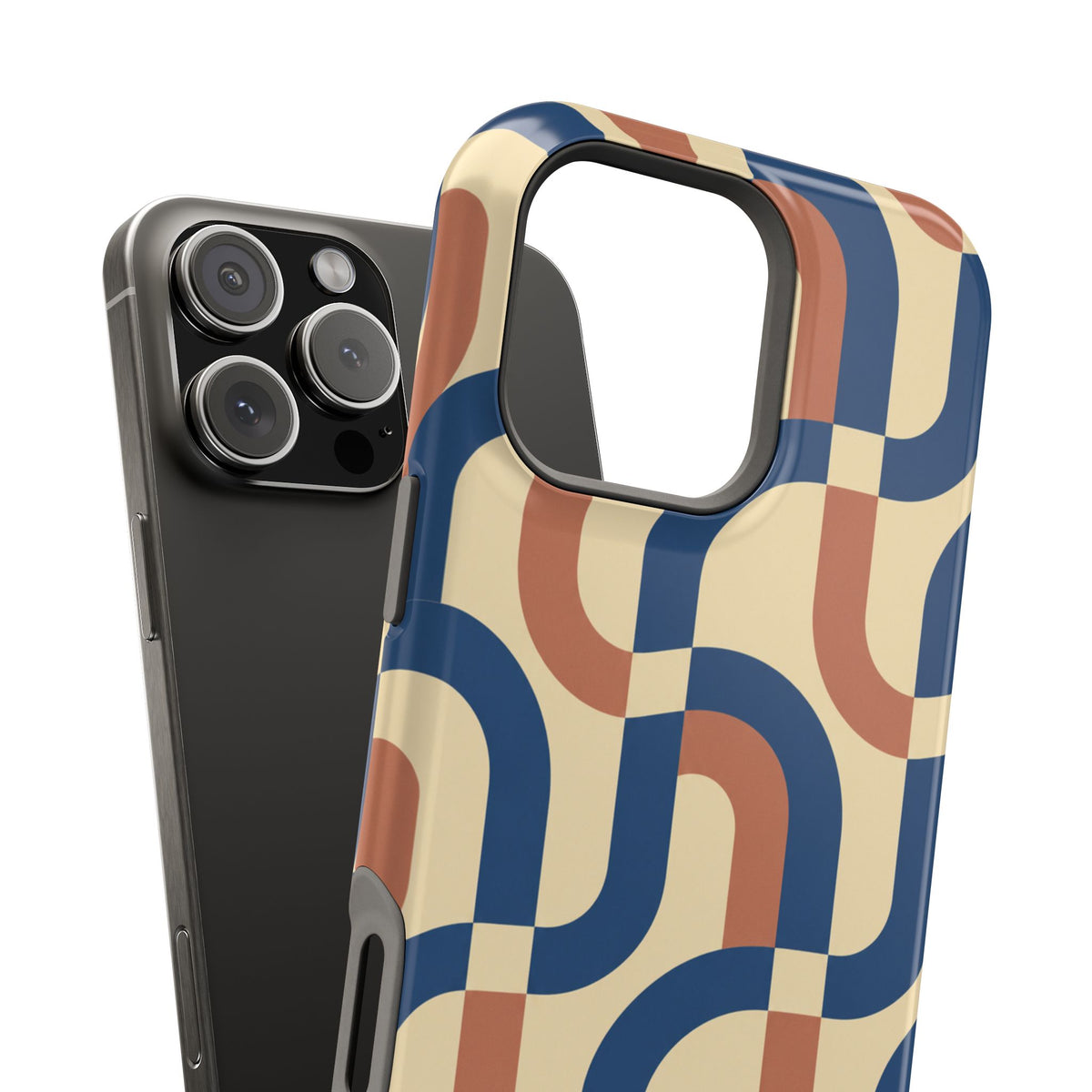 Mod Ribbon – Retro Geometric MagSafe Phone Case