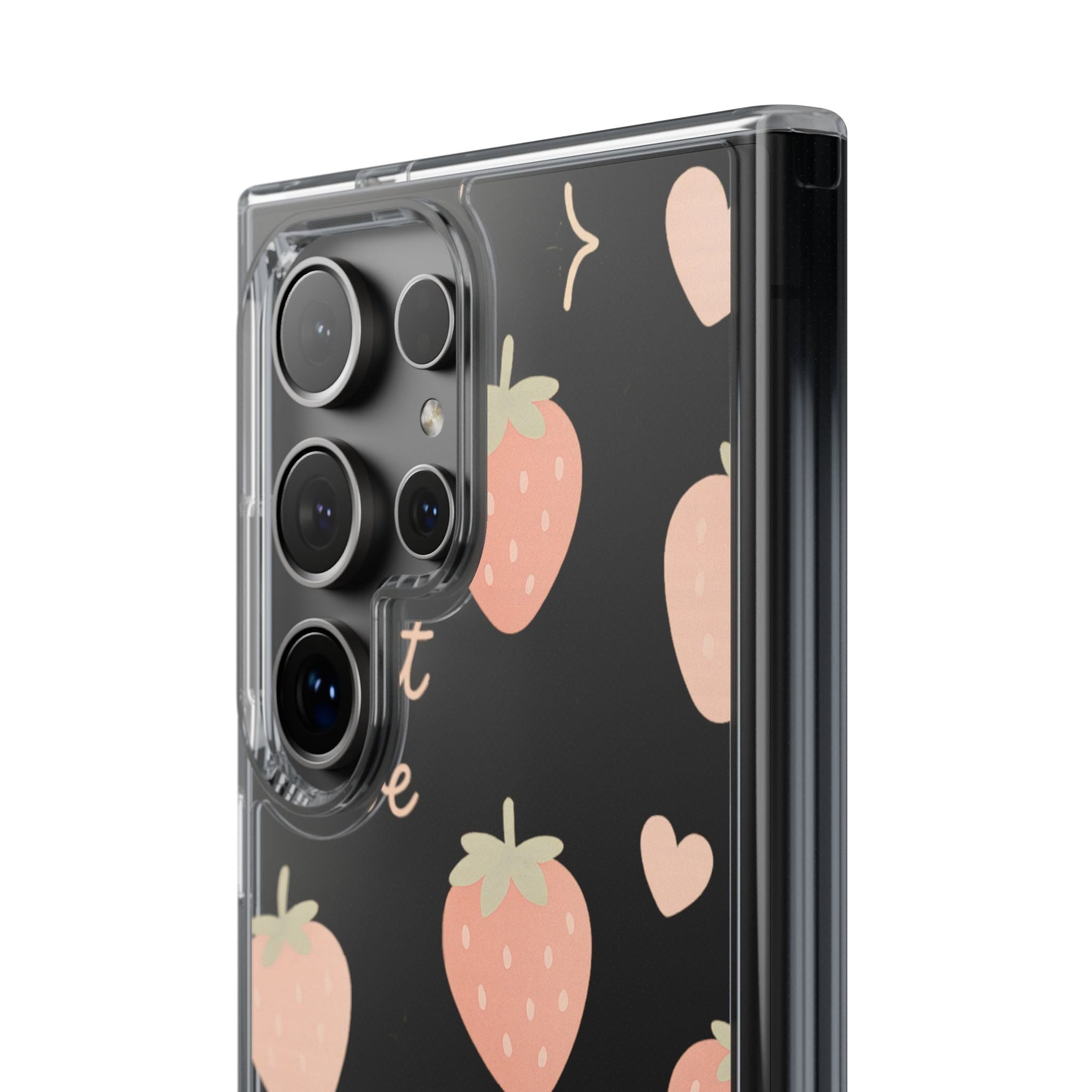 Sweet Love Strawberry Clear iPhone Case | MagSafe  Shamo's