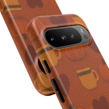Fall Pumpkin & Coffee iPhone Case