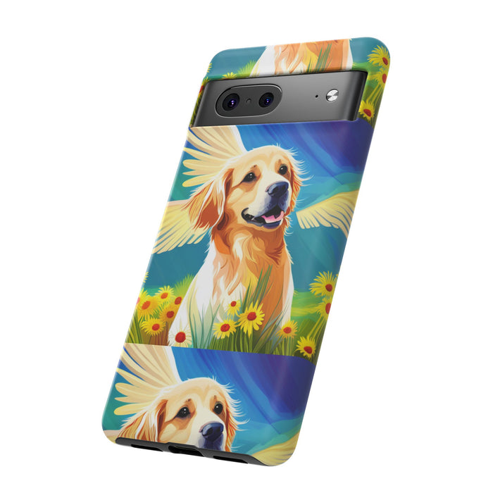 Tough Cases Golden Retriever with Wings Phone case