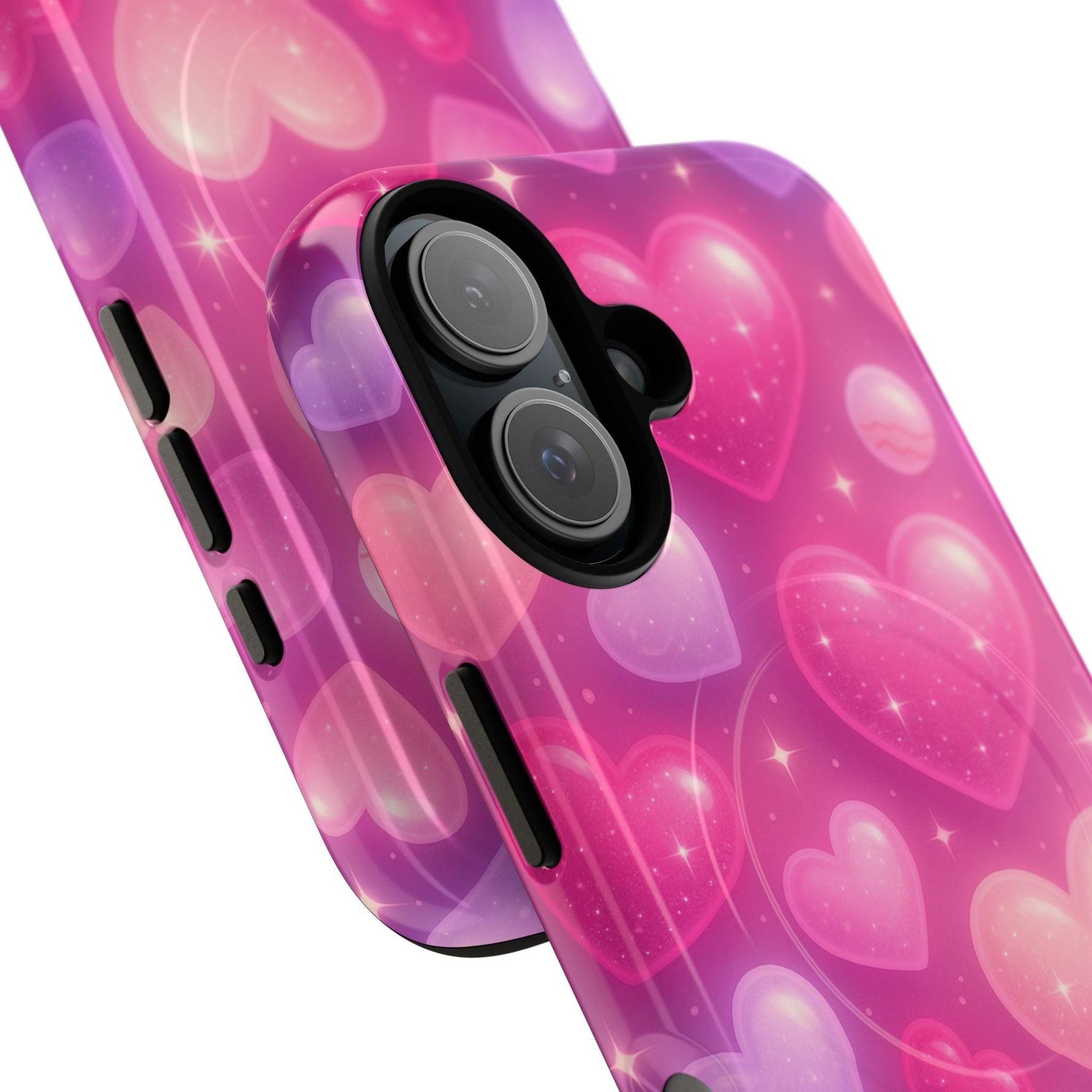 Glitter Hearts Cases for iPhones with MagSafe  Shamo's