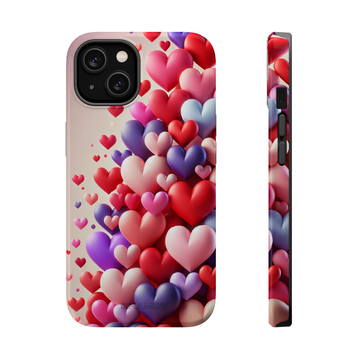 Love Hearts MagSafe iPhone Case — Magnetic, Impact-Resistant