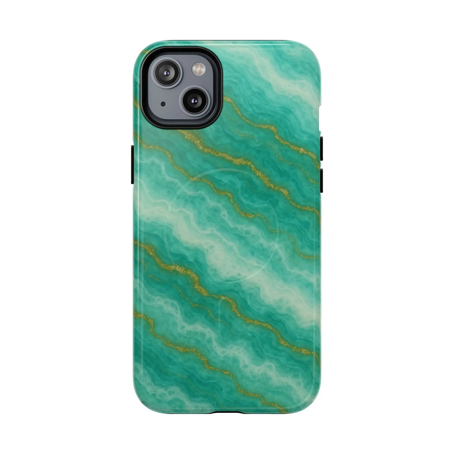 Ocean Marble Flow iPhone Case with MagSafe - Shamo's
