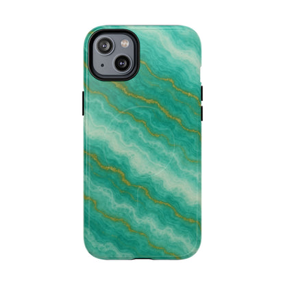 Ocean Marble Flow iPhone Case with MagSafe - Shamo's