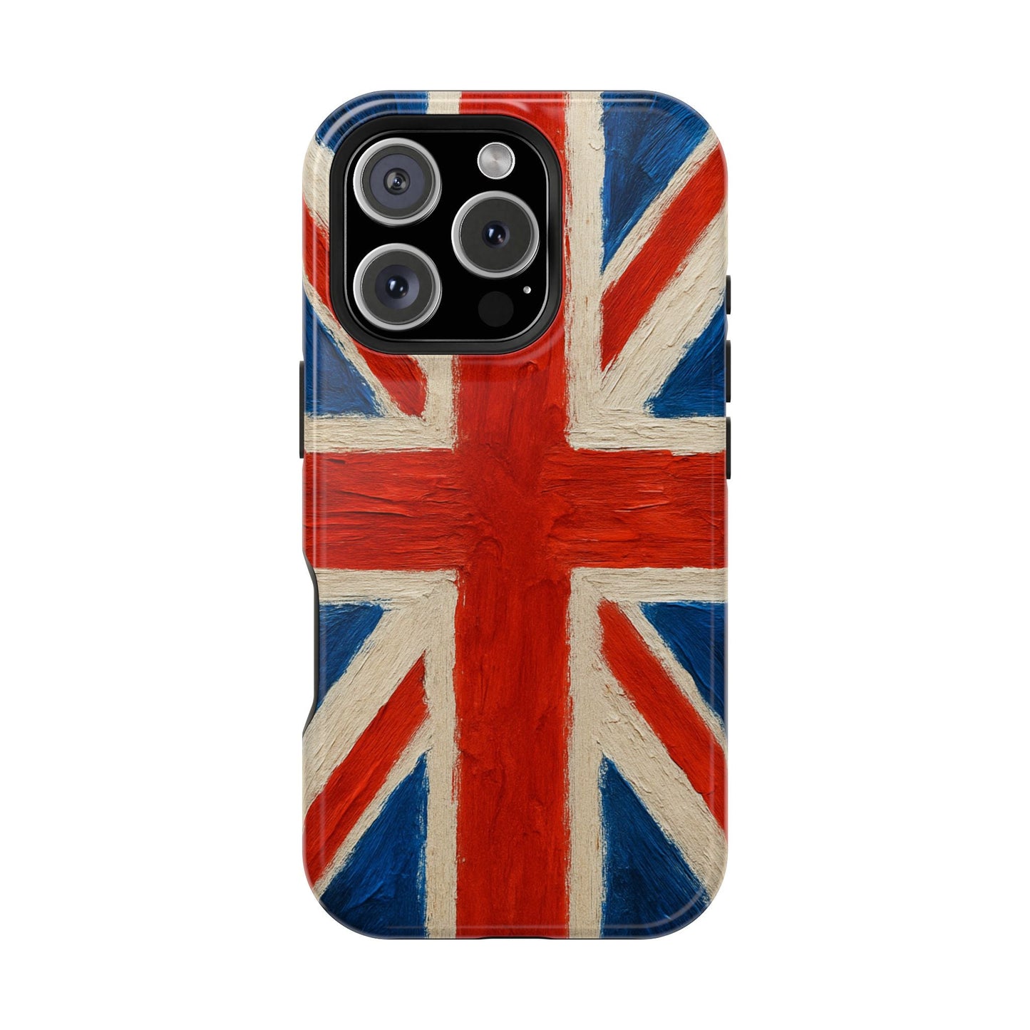 MagSafe Tough iPhone Case — UK Flag Magnetic Impact-Resistant Design  Shamo's iPhone 16 Pro / Glossy
