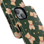 Funda para iPhone con diseño de osito de peluche y corazón (con MagSafe)