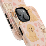 Puppies & Hearts iPhone Case compatible with MagSafe - Shamo's