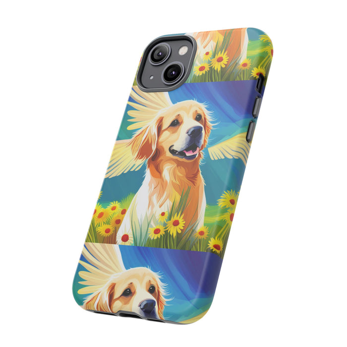 Tough Cases Golden Retriever with Wings Phone case