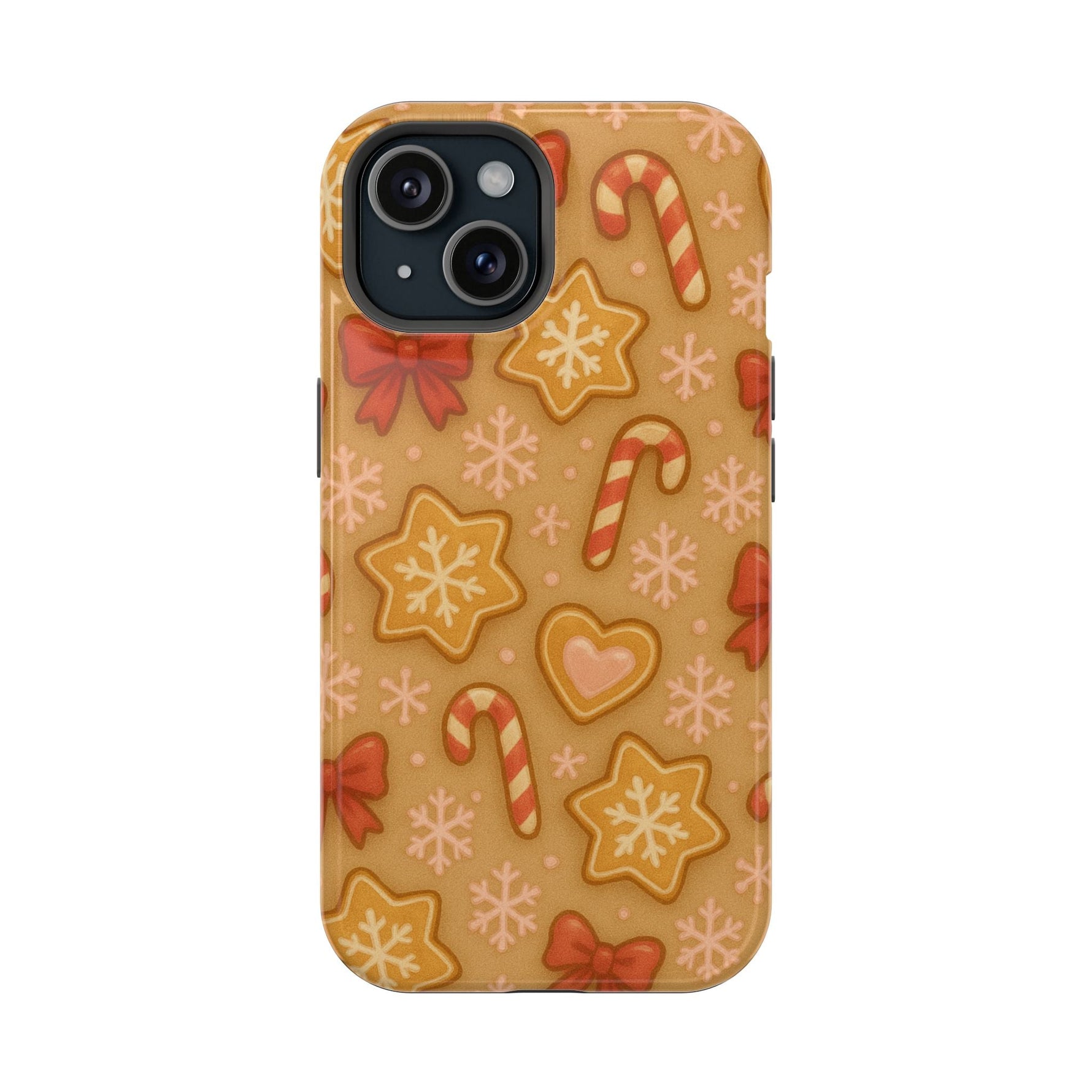 Candy Cane & Gingerbread Holiday iPhone Case — Impact-Resistant  Shamo's iPhone 15 / Glossy / Without gift packaging