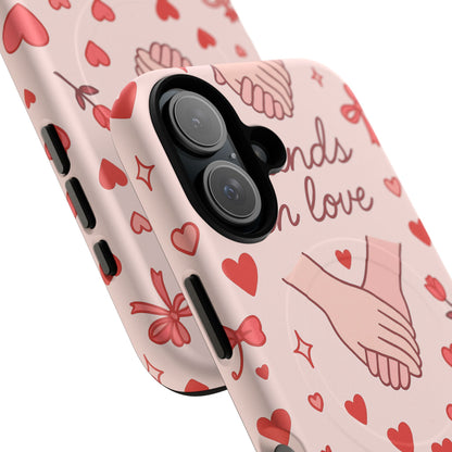 Hands in Love iPhone Case - Compatible with MagSafe  Shamo's