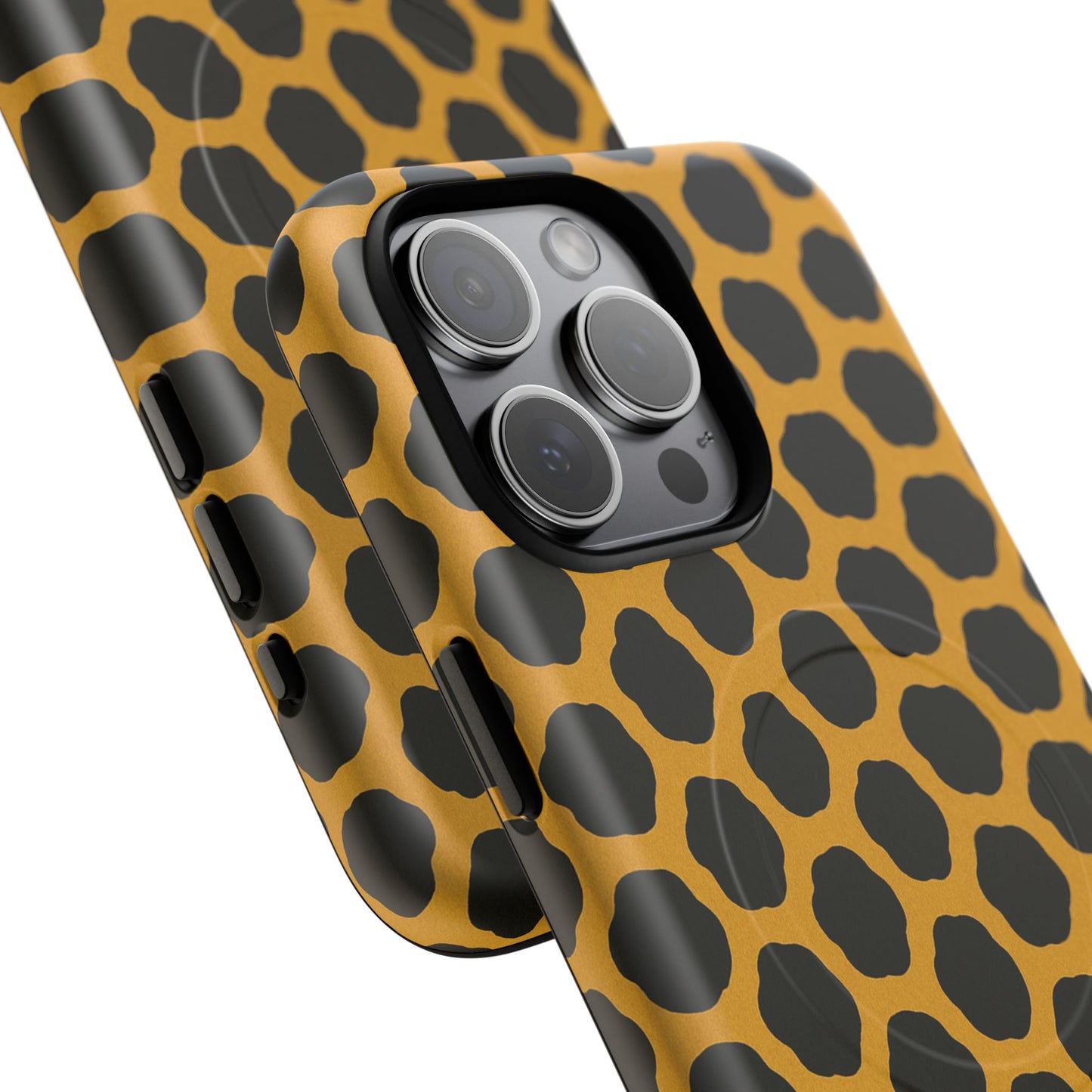 Stylish Leopard Pattern Magnetic iPhone Case | Compatible with MagSafe