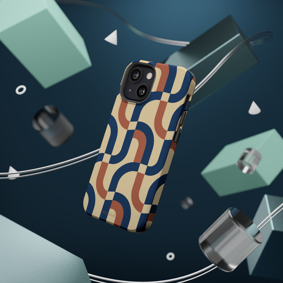 Mod Ribbon – Retro Geometric MagSafe Phone Case