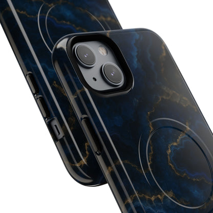 Midnight Marble iPhone Case with MagSafe