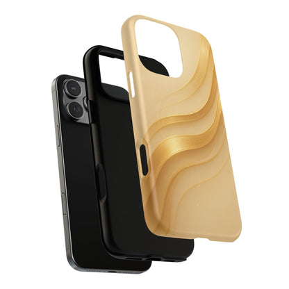 Luxury Series Golden Aura iPhone Case compatible with MagSafe