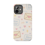 Pastel Love Letter Hearts Impact Phone Case  Shamo's