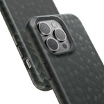 Dark Carbon Fiber Texture Magnetic Impact-Resistant iPhone Case | MagSafe compatible  Shamo's