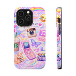 2016 Vibes Y2K Sticker Collage Magnetic Impact-Resistant iPhone Case with MagSafe Compatibility