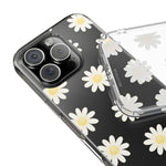 Clear Daisy Floral Phone Case, Impact-Resistant, Anti-Yellowing, Camera & Screen Protection - iPhone 17 / Without gift packaging - Shamo's