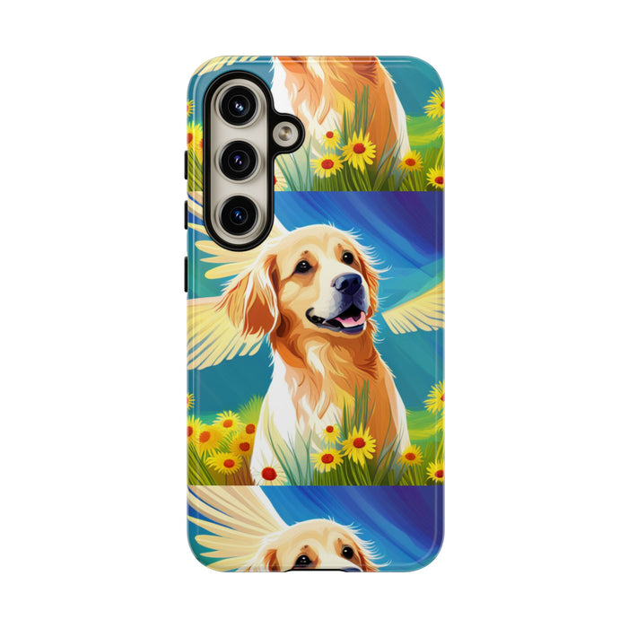 Tough Cases Golden Retriever with Wings Phone case