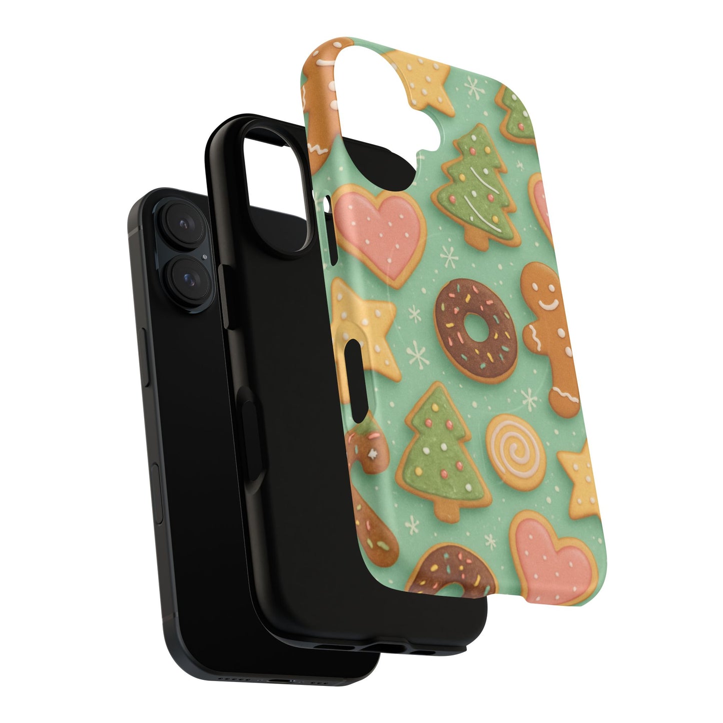Holiday Cookie Pattern iPhone Case — MagSafe compatible