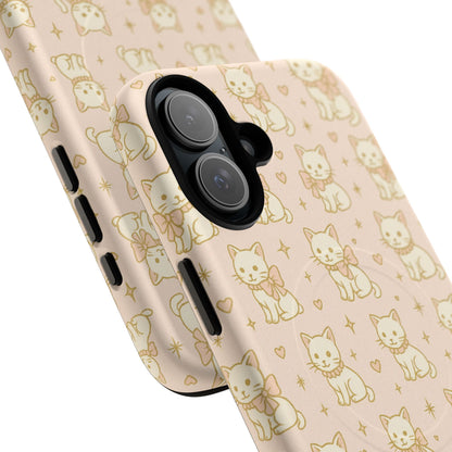 Cute Kawaii Cat Pattern iPhone Case with MagSafe  Shamo's