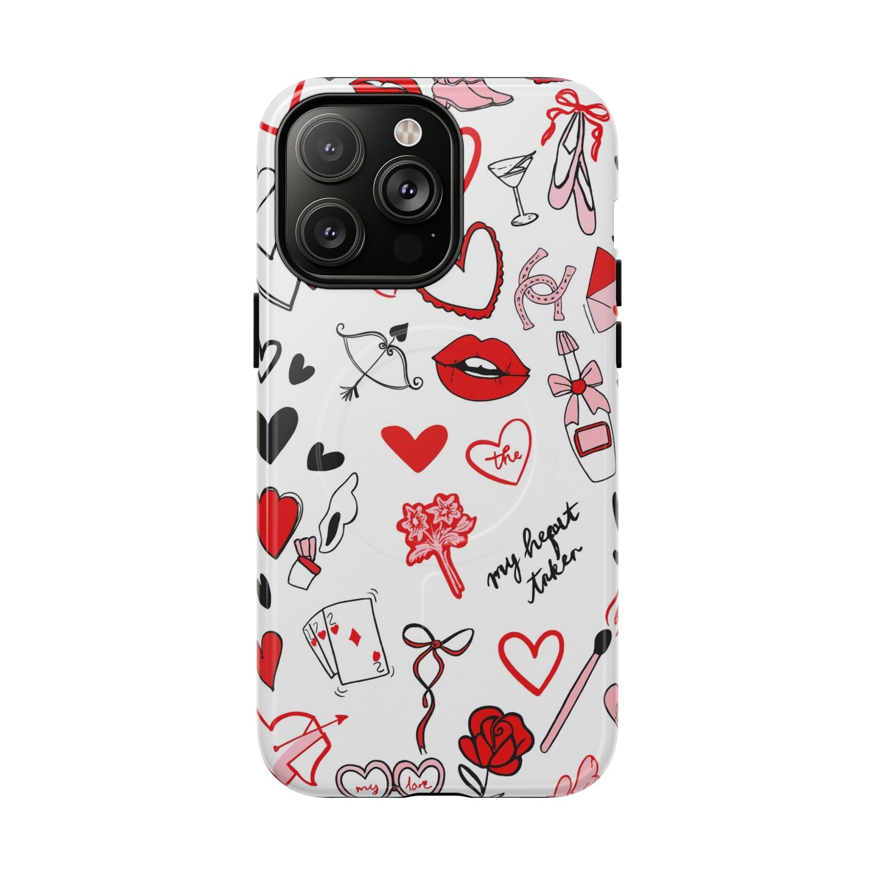 Love Doodle Tough iPhone Case (MagSafe compatible)  Shamo's iPhone 14 Pro Max / Glossy