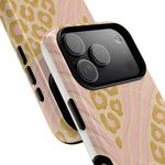 Pink Gold Leopard iPhone Case compatible with MagSafe  Shamo's