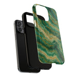 Green Marble iPhone Case with MagSafe - Shamo's