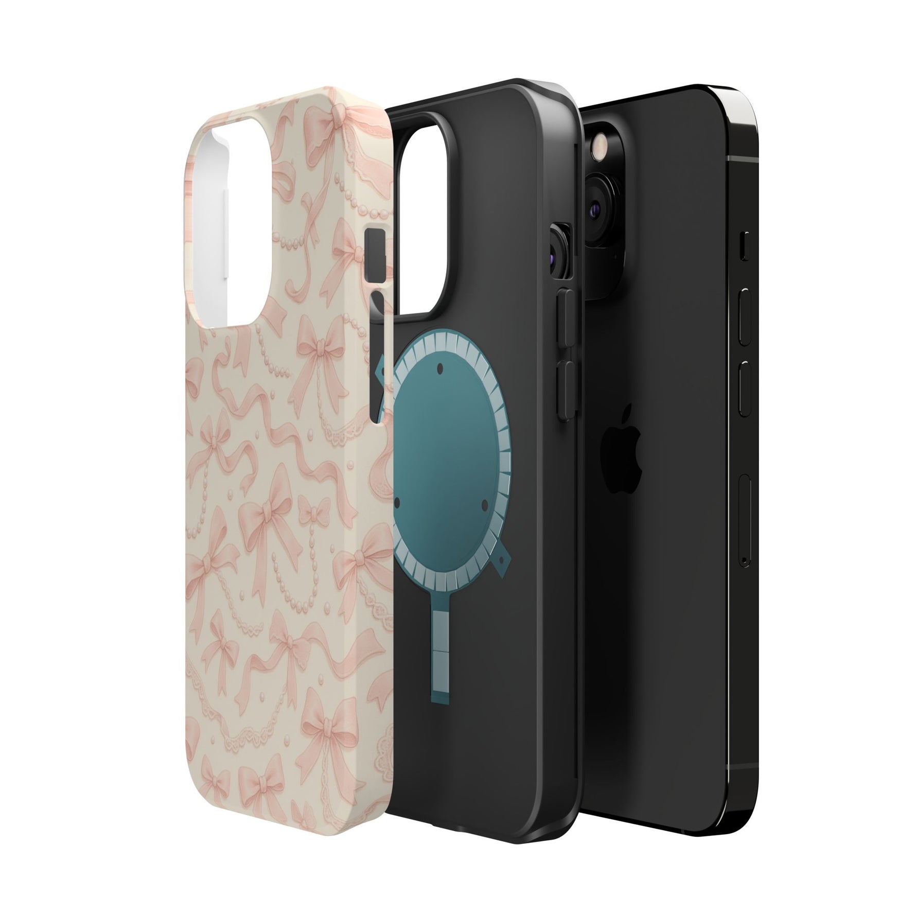 Coquette Bows Pattern iPhone Case | MagSafe - Shamo's