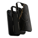 Black & Gold Marble iPhone Case with MagSafe  Shamo's