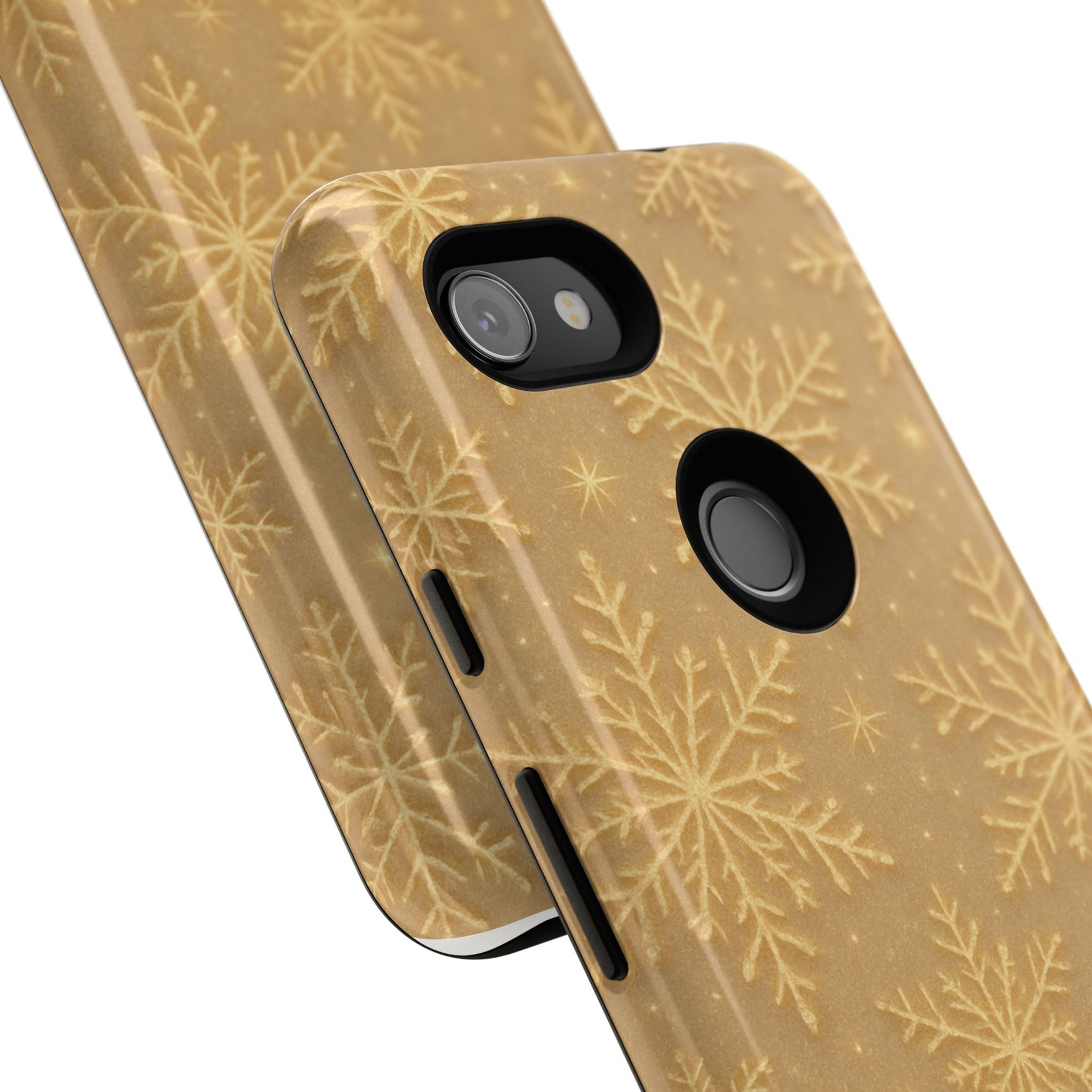 Golden Snowflake Holiday iPhone Case  Shamo's