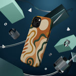 Abstract Earth-Tone Impact iPhone Case — MagSafe  Shamo's