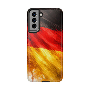 German Flag Tough Phone Case - Samsung Galaxy S21 - Shamo's