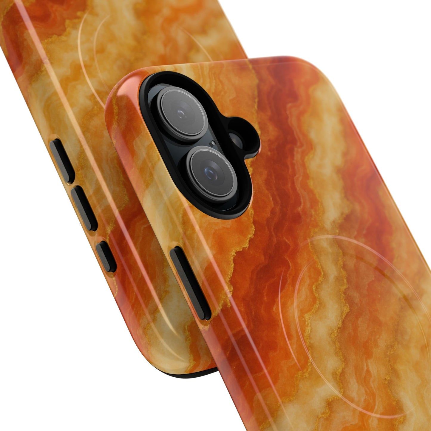 Amber Agate Marble iPhone Case with MagSafe