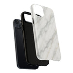 Classic White Marble iPhone Case with MagSafe  Shamo's