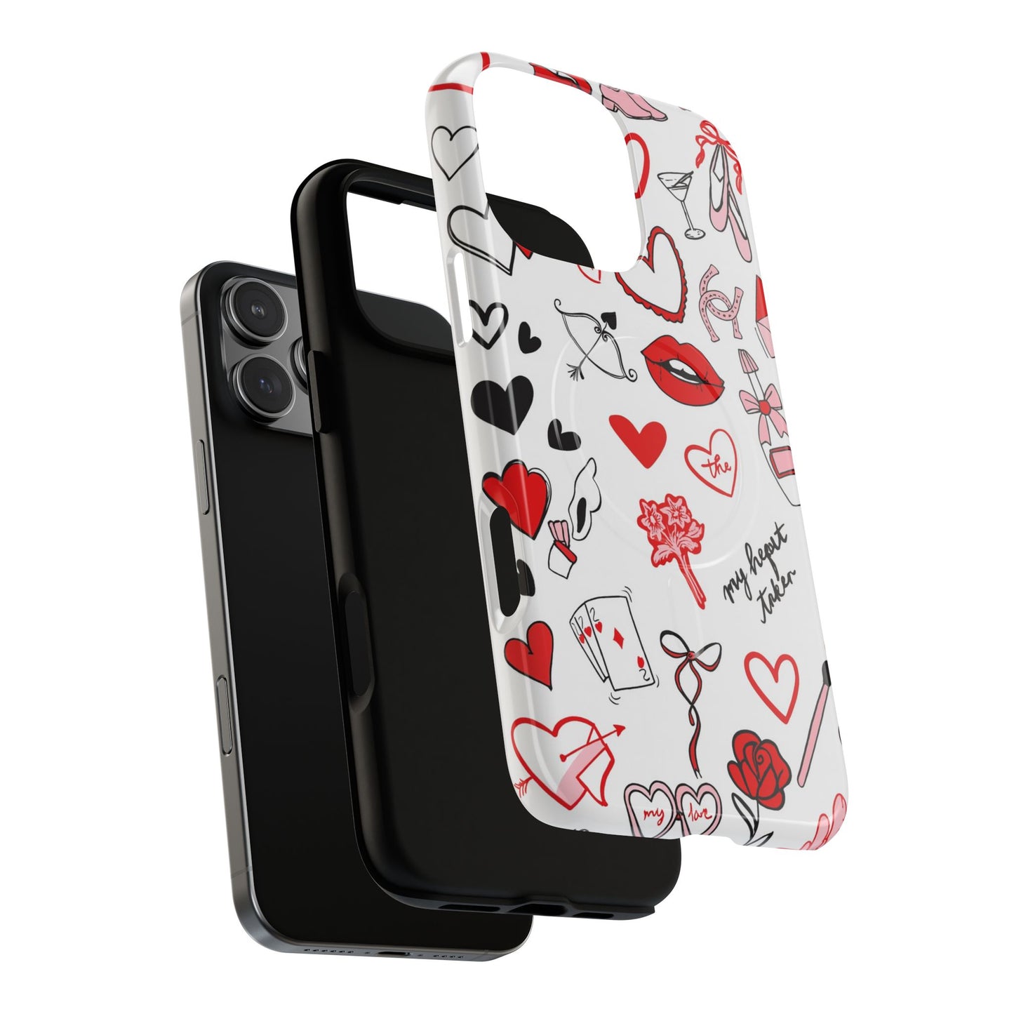 Love Doodle Tough iPhone Case (MagSafe compatible)