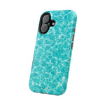 Turquoise Tide Crystal Clear Water MagSafe Phone Case – Tropical Aqua Ocean Ripple Protective Cover
