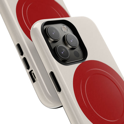 Japan Flag iPhone Case - Tough Works with MagSafe