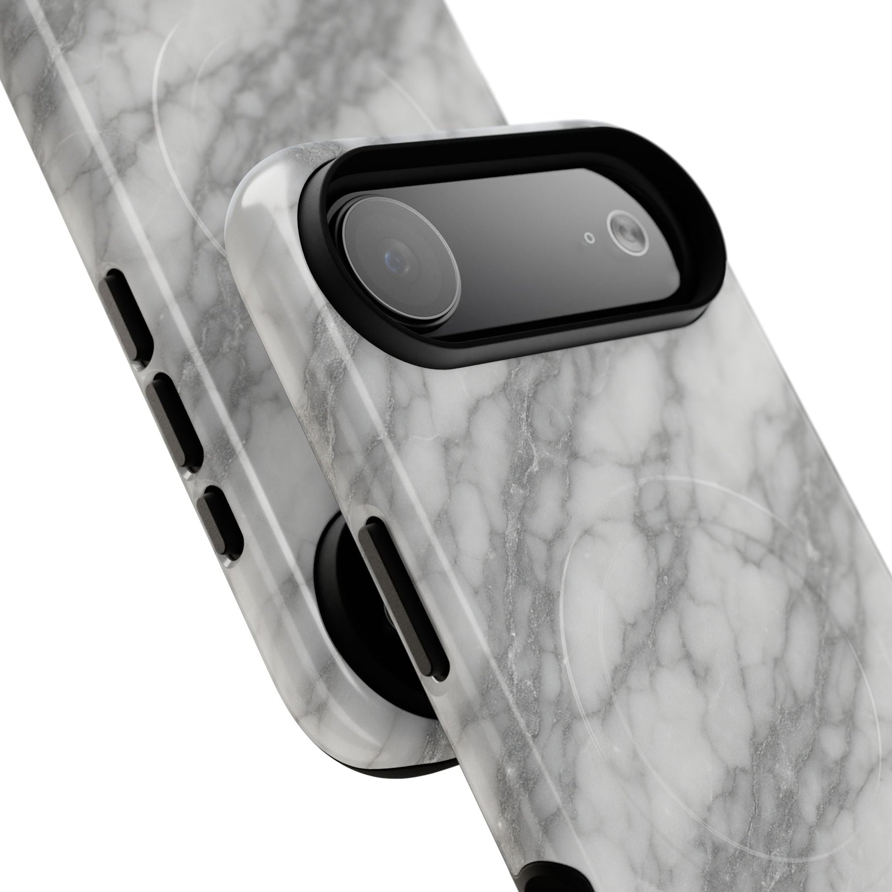 Silver Mist Marble iPhone Case with MagSafe  Shamo's
