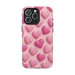 Barbiecore Glitter Hearts iPhone Case | MagSafe - Shamo's