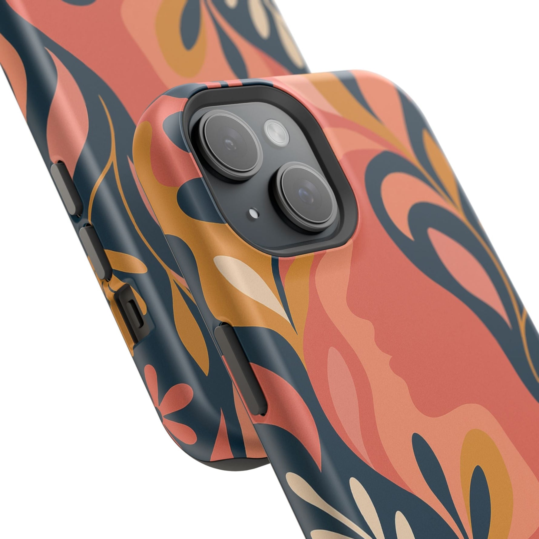 Floral Feminine Abstract MagSafe Impact-Resistant iPhone Case  Shamo's