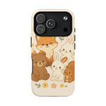 Forest Friends iPhone Case — Fox, Bear & Bunny Design. with MagSafe - Shamo's