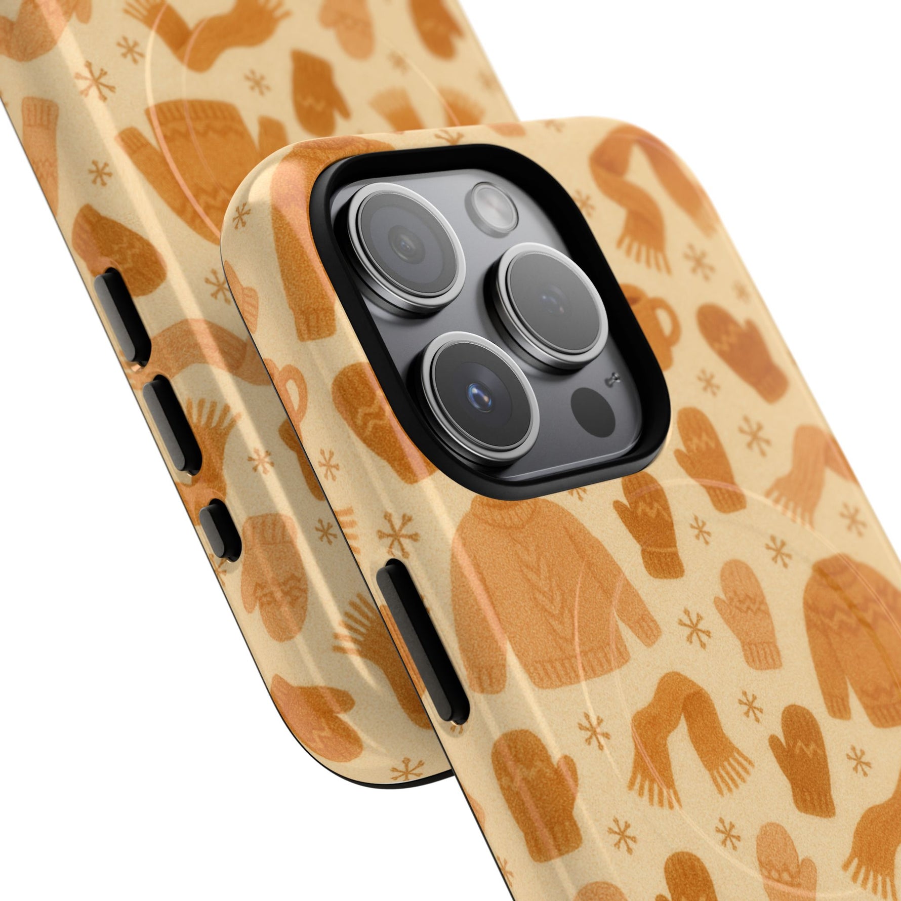 Cozy Winter Sweaters Holidays iPhone Case — Warm Knit Pattern with MagSafe - Shamo's