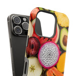 Tropical Fruit Magnetic Impact-Resistant Phone Case with MagSafe