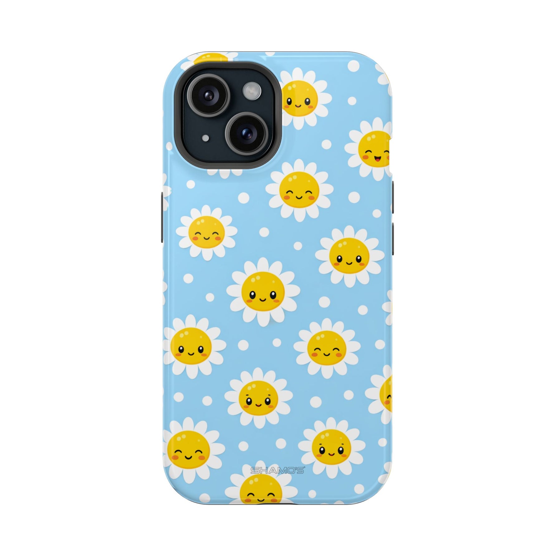 Sunny Daisy MagSafe Compatible Magnetic Phone Case — Impact-Resistant Cover