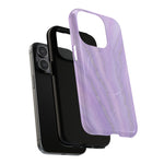 Lavender Marble iPhone Case with MagSafe - Shamo's