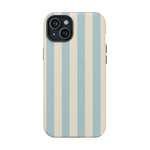 Blue Strips Pattern iPhone Case Compatible with MagSafe - Shamo's