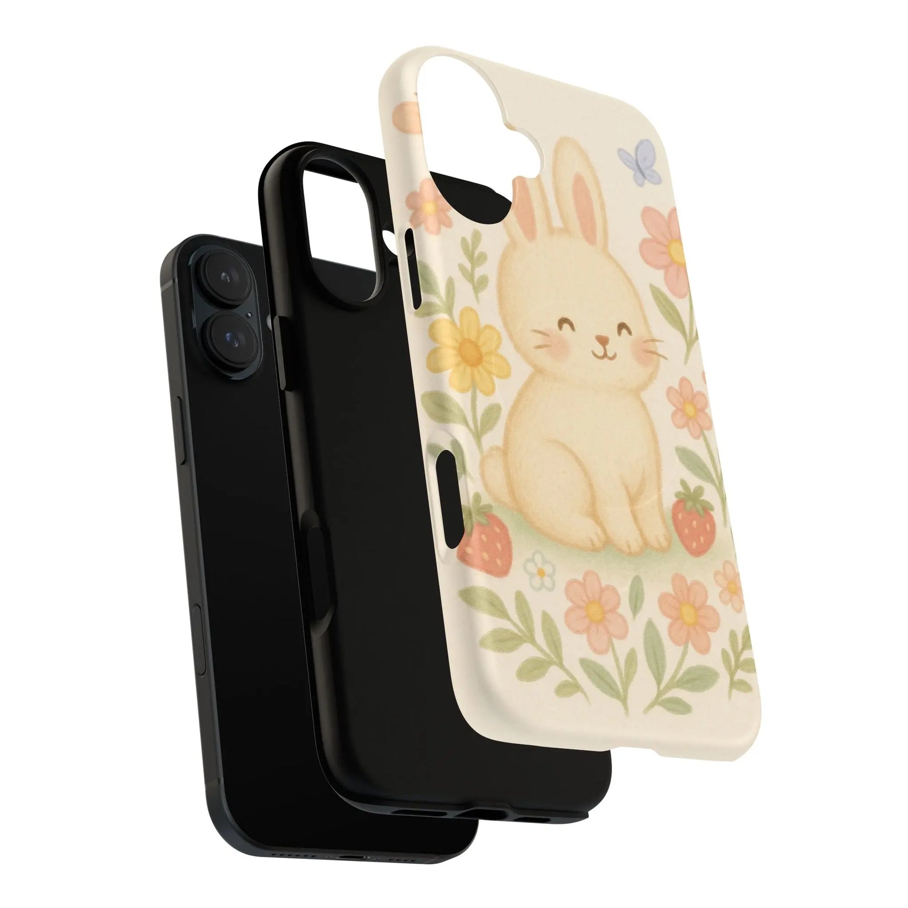Fluffy Bunny Garden iPhone Case with MagSafe  Shamo's