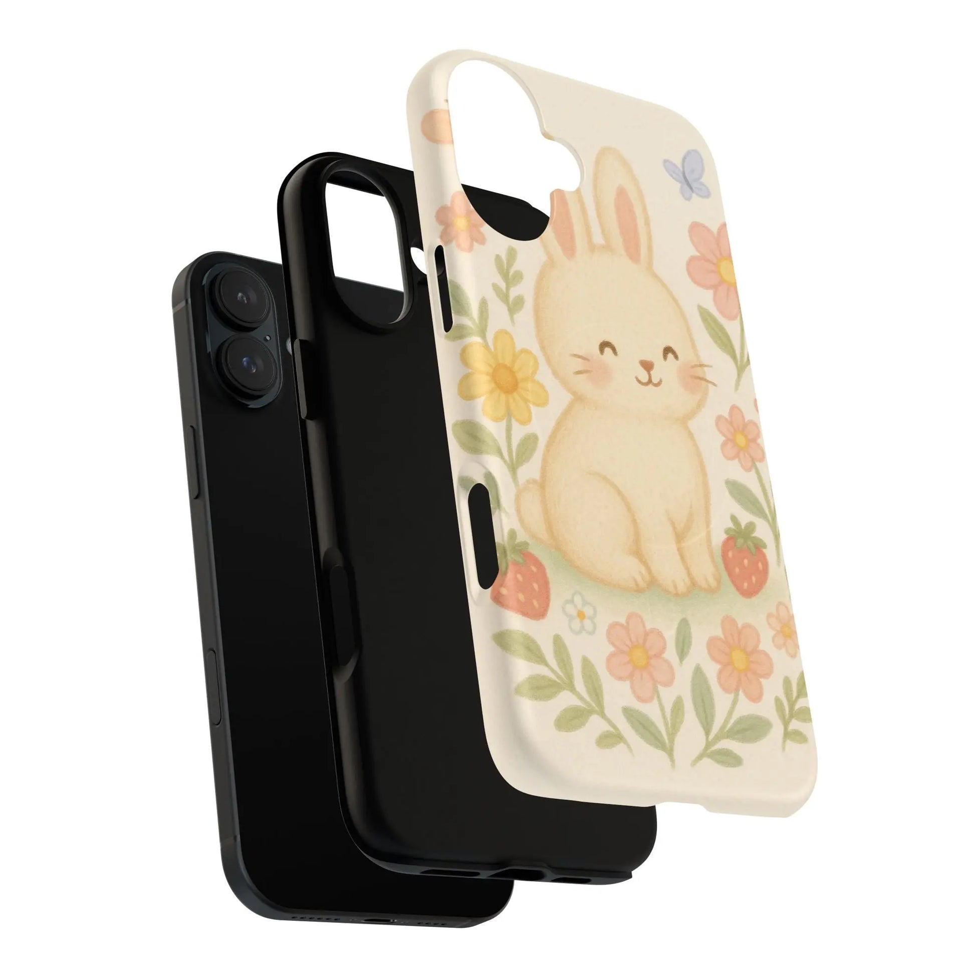 Fluffy Bunny Garden iPhone Case with MagSafe  Shamo's